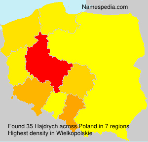 Surname Hajdrych in Poland