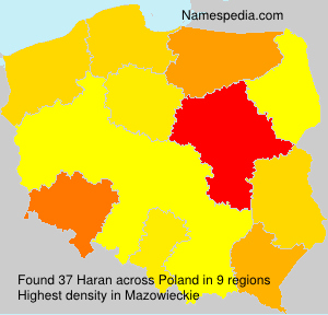 Surname Haran in Poland
