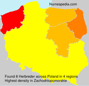 Surname Herbreder in Poland