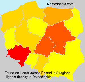 Surname Herter in Poland