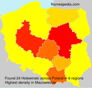 Surname Holewinski in Poland