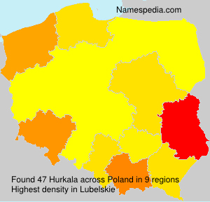 Surname Hurkala in Poland