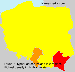Surname Hypnar in Poland