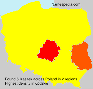 Surname Izaszek in Poland