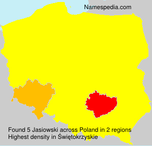 Surname Jasiowski in Poland Surname Jasiowski in Poland