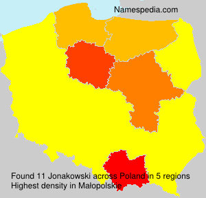 Surname Jonakowski in Poland Surname Jonakowski in Poland