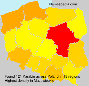 Surname Karabin in Poland
