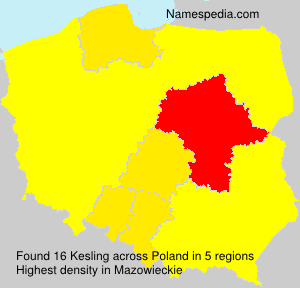 Surname Kesling in Poland