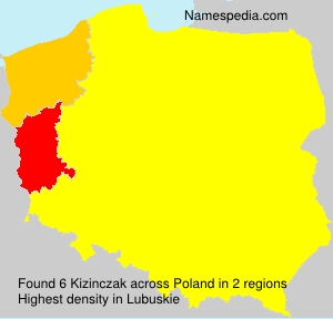 Surname Kizinczak in Poland Surname Kizinczak in Poland