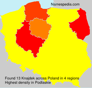 Surname Knajdek in Poland Surname Knajdek in Poland