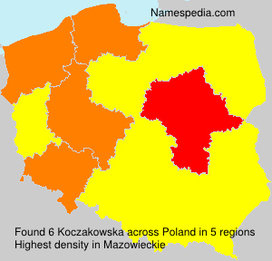 Surname Koczakowska in Poland