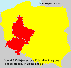 Surname Kulikjan in Poland