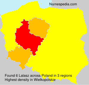 Surname Lalasz in Poland
