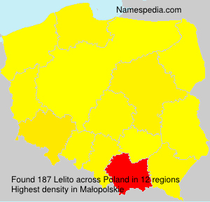 Surname Lelito in Poland