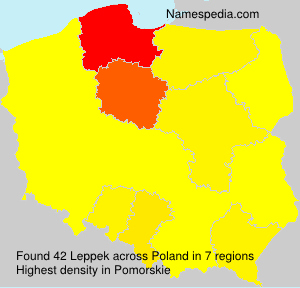 Surname Leppek in Poland