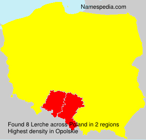 Surname Lerche in Poland