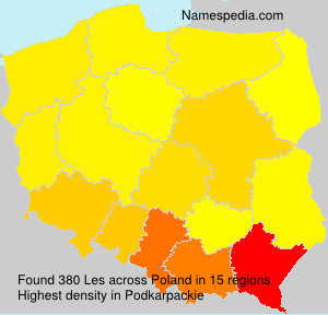 Surname Les in Poland