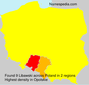 Surname Libawski in Poland