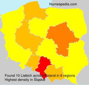 Surname Liebich in Poland