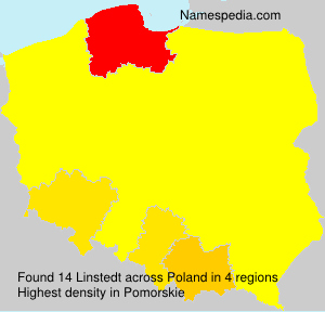 Surname Linstedt in Poland