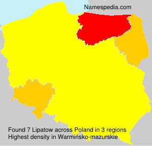 Surname Lipatow in Poland Surname Lipatow in Poland