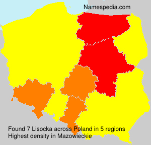 Surname Lisocka in Poland Surname Lisocka in Poland