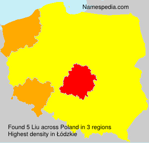Surname Liu in Poland