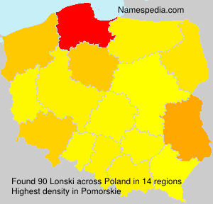 Surname Lonski in Poland
