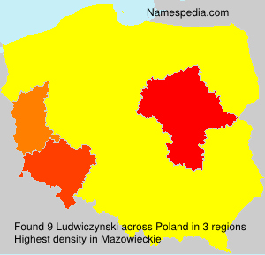 Surname Ludwiczynski in Poland