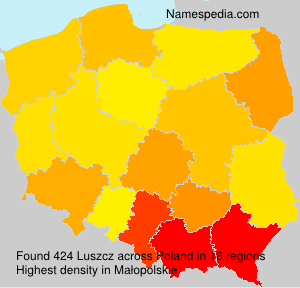 Surname Luszcz in Poland