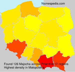 Surname Majocha in Poland