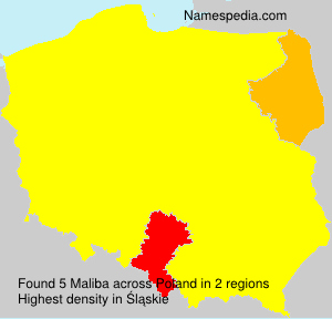 Surname Maliba in Poland