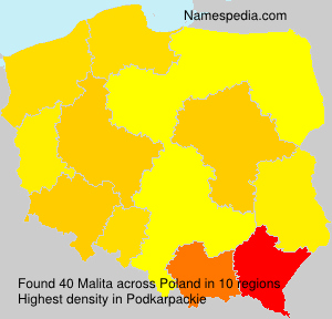 Surname Malita in Poland