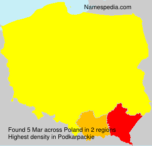 Surname Mar in Poland