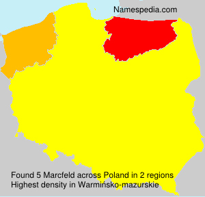 Surname Marcfeld in Poland