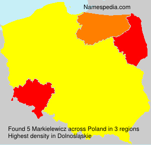 Surname Markielewicz in Poland