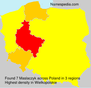 Surname Maslaczyk in Poland Surname Maslaczyk in Poland