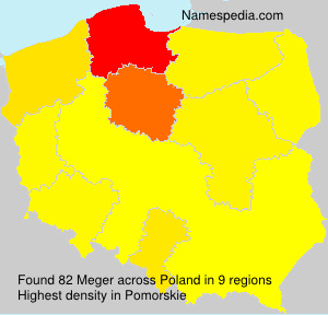 Surname Meger in Poland