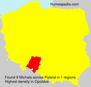 Surname Michala in Poland