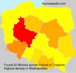 Surname Minicka in Poland