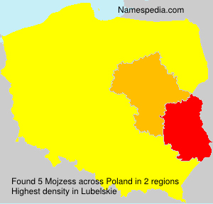 Surname Mojzess in Poland Surname Mojzess in Poland