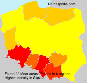Surname Moor in Poland