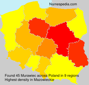 Surname Murawiec in Poland