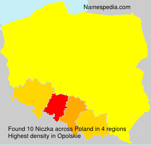 Surname Niczka in Poland