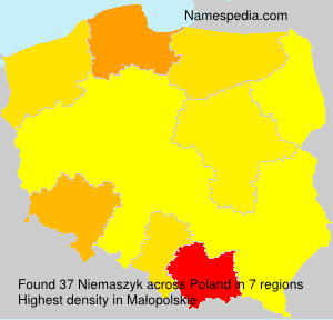 Surname Niemaszyk in Poland
