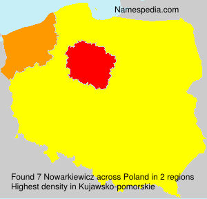 Surname Nowarkiewicz in Poland Surname Nowarkiewicz in Poland