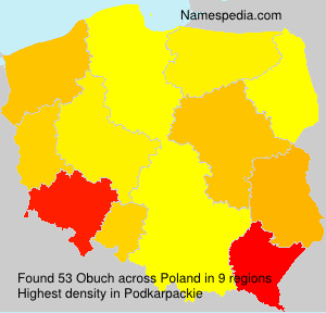 Surname Obuch in Poland