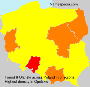Surname Olanski in Poland
