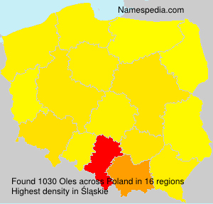 Surname Oles in Poland