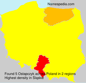 Surname Ostapczyk in Poland